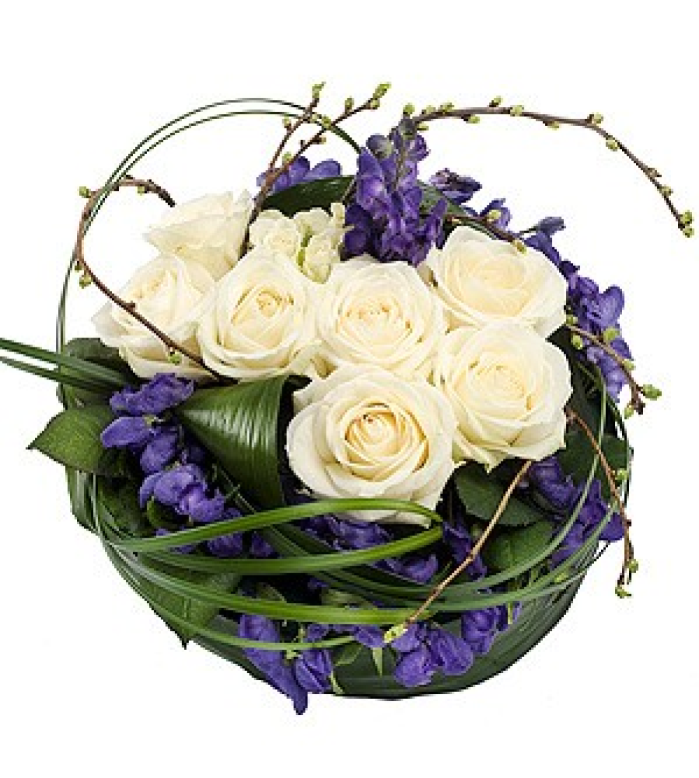 Purple and White Posy Product Image
