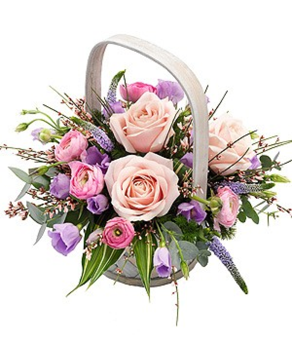 Pink and Mauve Basket Product Image