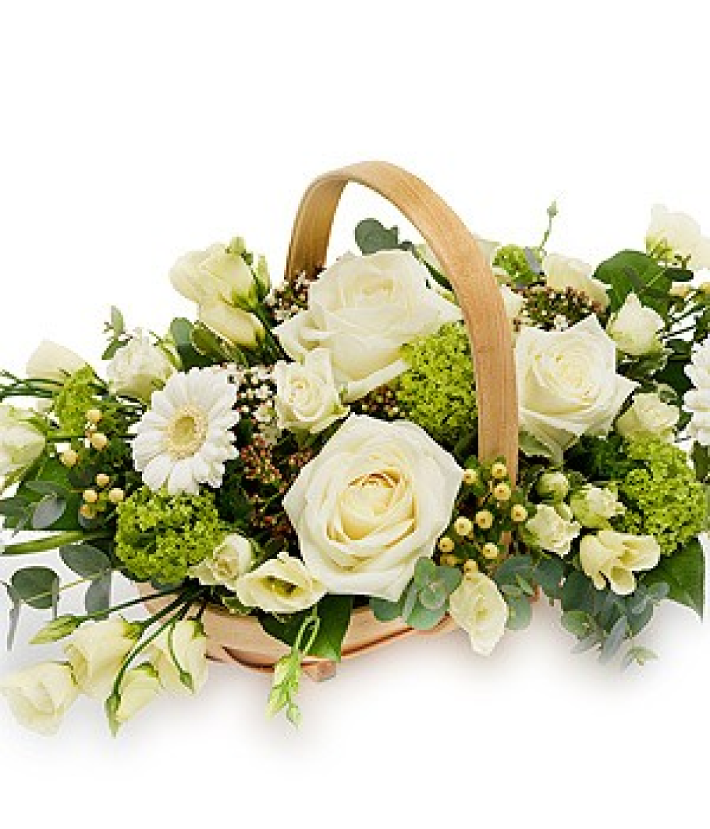 White Basket Product Image